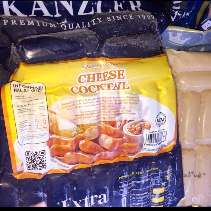 

Lezat- Sosis KANZLER Cheese Cocktail - Sosis Ayam Rasa Keju