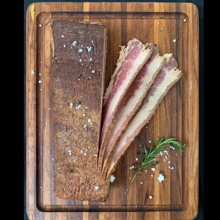 

Lezat- BEEF BACON (Chunk) - Daging Sapi Asap dengan potongan dadu size +/ 1cm