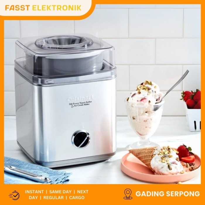 TERLARIS CUISINART Frozen Yoghurt-Sorbet & Ice Cream Maker ICE-30BCHK