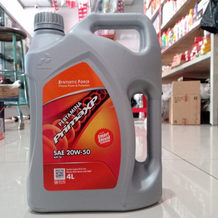 OLI MESIN MOBIL PRIMA XP 20W-50 4LITER ORIGINAL