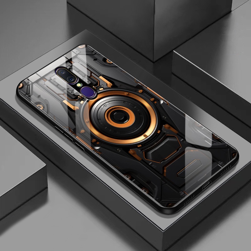 Casing Hp Untuk OPPO F11 A9 2019 A9X F11 Pro F9 F9 Pro A7x F7 F5 F5 Youth Case Casing pola Mesin Kas