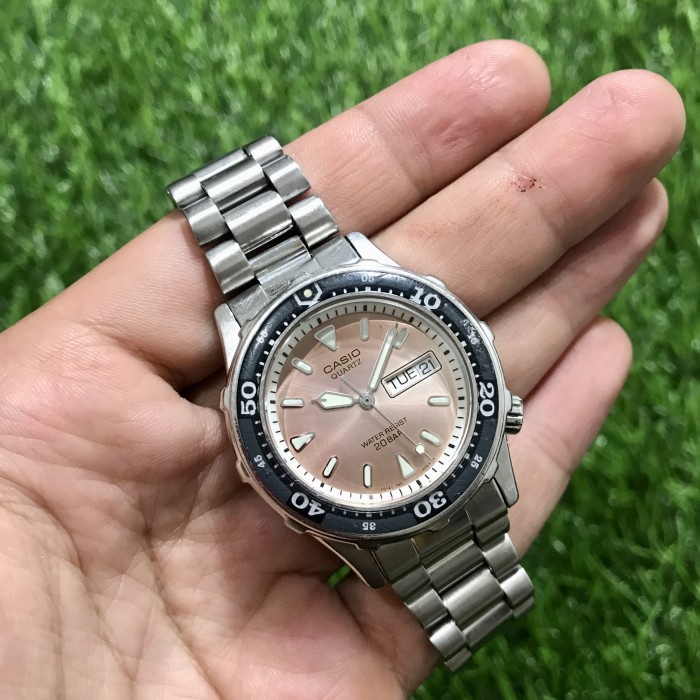Jam tangan casio original jam tangan casio diver japan casio diver md 715 japan bekas original *