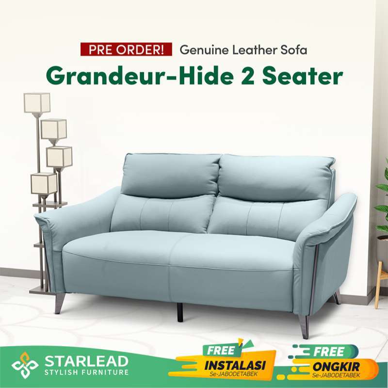 STARLEAD Sofa Leather 2 Seater Grandeur Sofa Kulit *