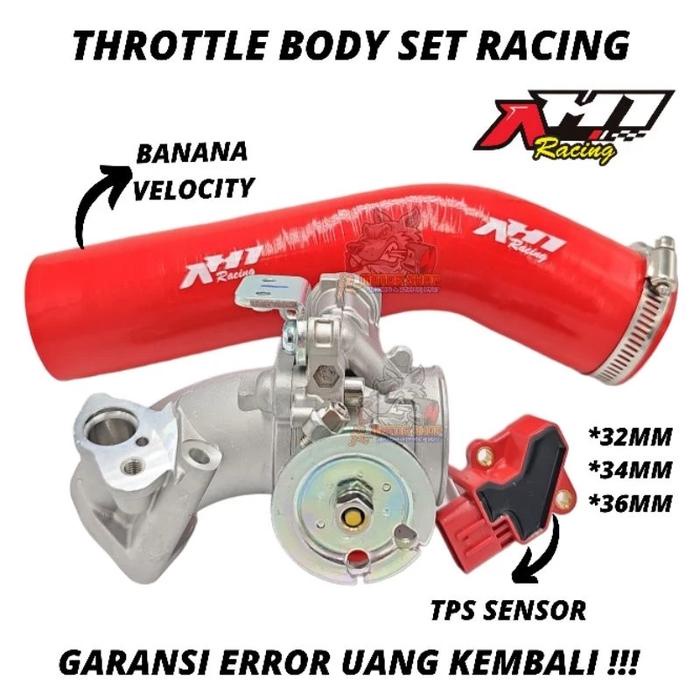 TB TUAS GAS TB THROTTLE BODY AH1 RACING AEROX OLD - NEW AEROX - NEW NMAX - NMAX OLD - LEXI UKURAN 32