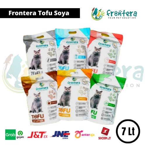 Pet- PASIR TOFU CAT LITTER GUMPAL WANGI 7 LITER FRONTERA Pasir Kucing Tofu