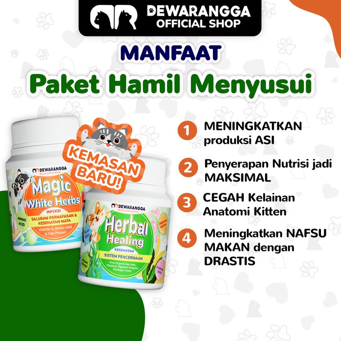 Pet- Vitamin Kucing Hamil dan Vitamin Kucing Menyusui Dewarangga