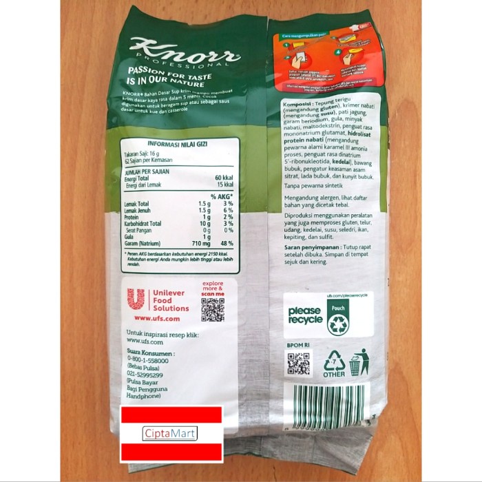 

KNORR CREAM SOUP BASE 1KG