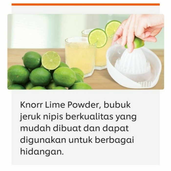 

BUMBU BUBUK JERUK NIPIS KNORR LIME POWDER 400GR