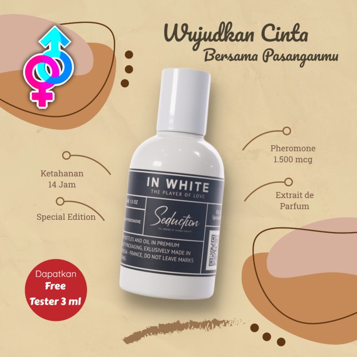Flash- Seduction In White Parfume khusus Pria. tahan lama pheromone parfume.