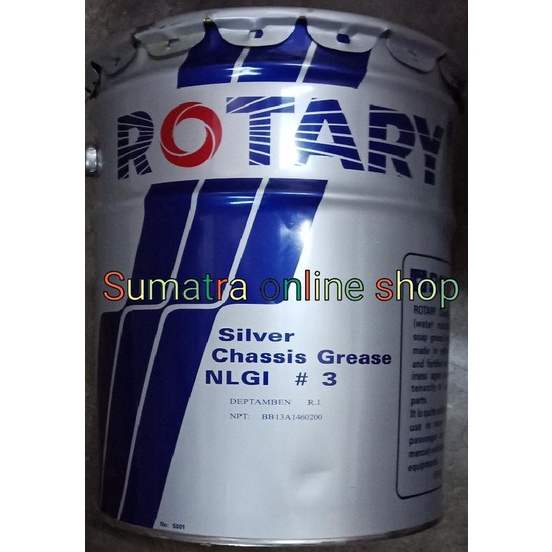 GEMUK / GREASE -ROTARY-15KG-SILVER CHASSIS GREASE NLGI #3 ORIGINAL