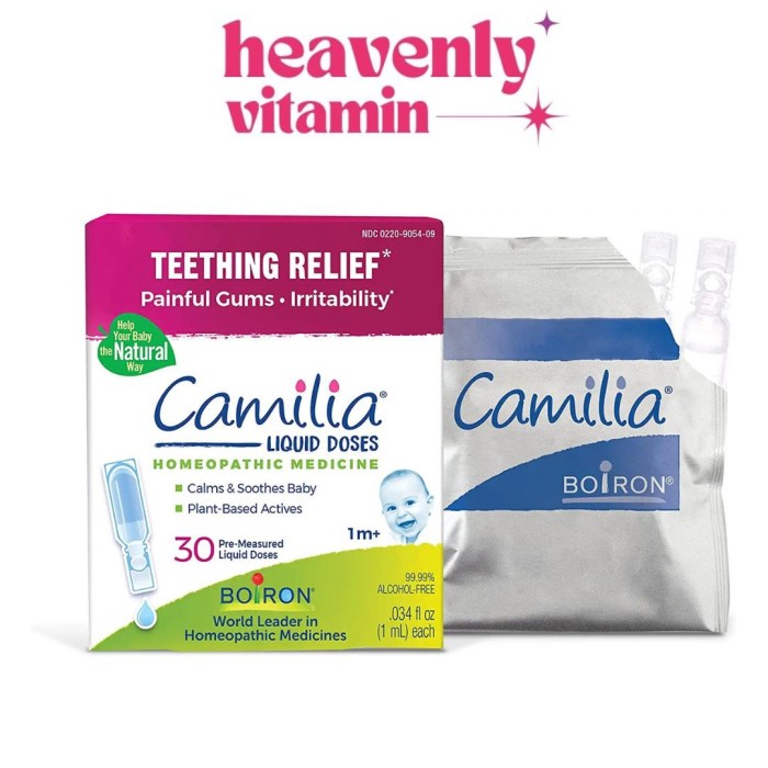 Boiron Camilia Baby Teething Relief - 30 Pipet/Single Liquid Dose
