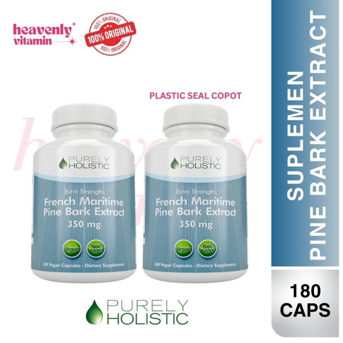 Purely Holistic Extra Strenght French Maritime Pine Bark Extract - 180
