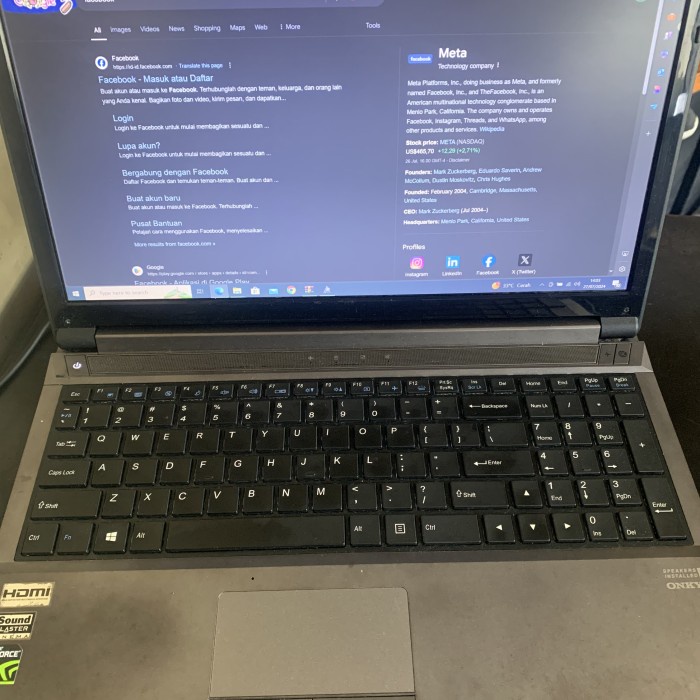 BU NEGO Laptop gaming clevo aftershock w370 bekas *