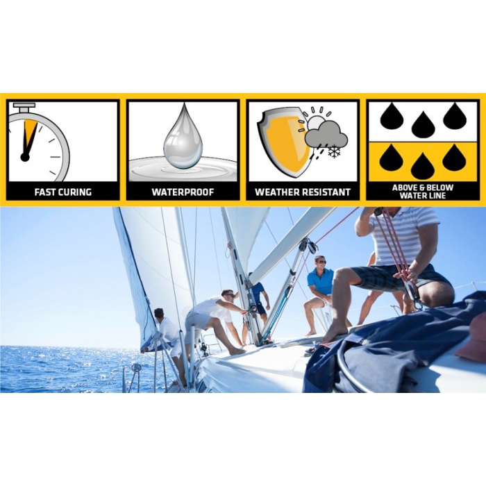 Sale Terbatas Sikaflex 291 Marine Adhesive Sealant White 310Ml