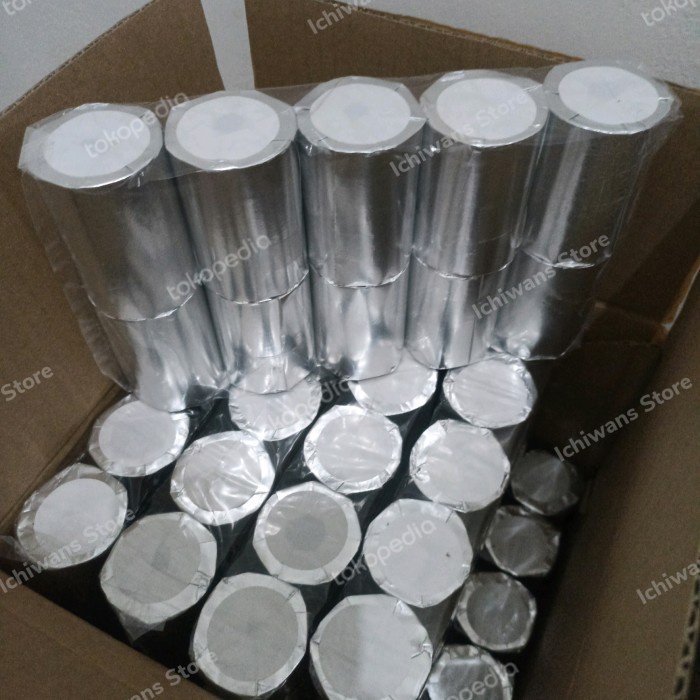 

Kertas Kasir Thermal 58x40 Roll 100 isi, Printer Bluetooth 58x38 Paper Roll 57x40