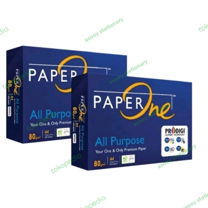 

Kertas HVS Paper One A4 80 g 5 Rim