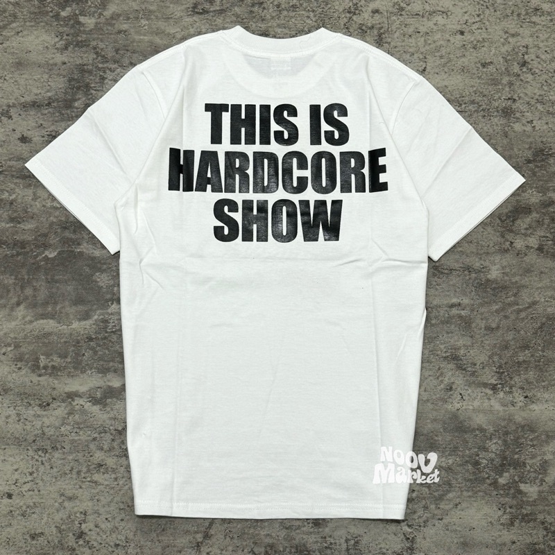 NOOV MUSIC HC4LIFE - THIS IS HARDCORE SHOW Tshirt Unisex - WHITE