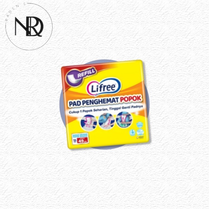 Lifree Pad Penghemat Popok Perekat Dewasa 15 Pcs