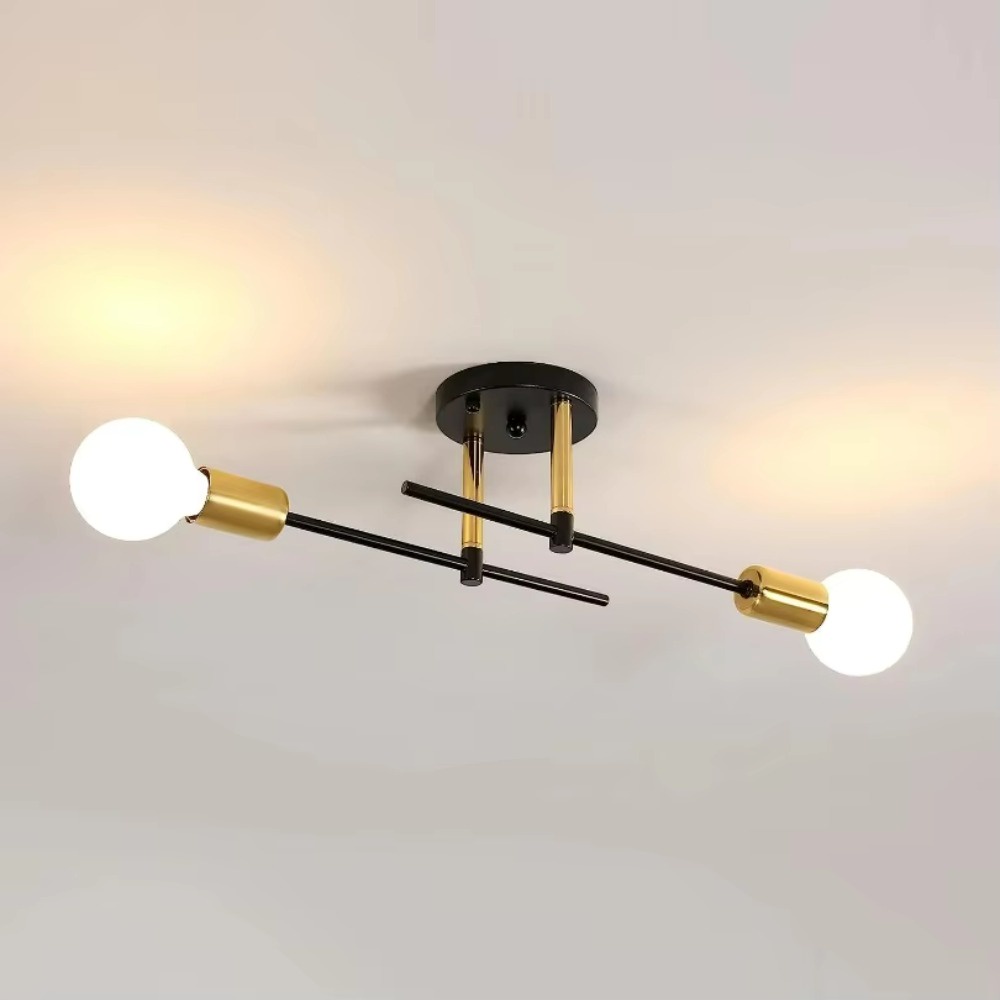 Hot Sales 2-light Simple Decoration Modern Chandeliers Ceiling Lamp Flush Mounted Indoor Room Lights