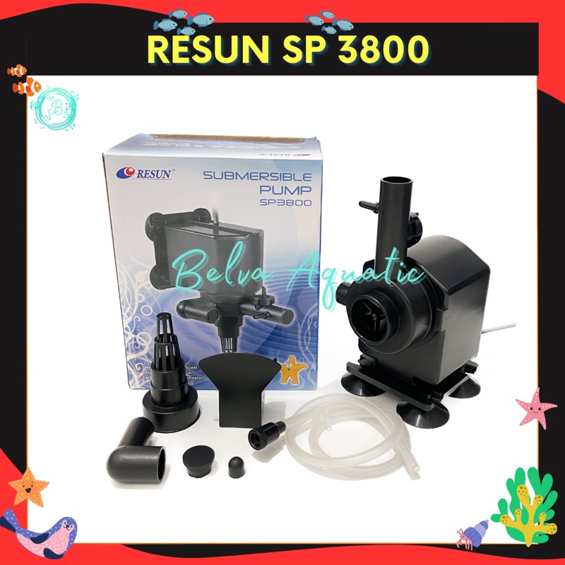 Resun SP-3800 Resun SP 3800 Pompa Aquarium Pompa Celup Aquarium Pompa Hidroponik Pompa Kolam