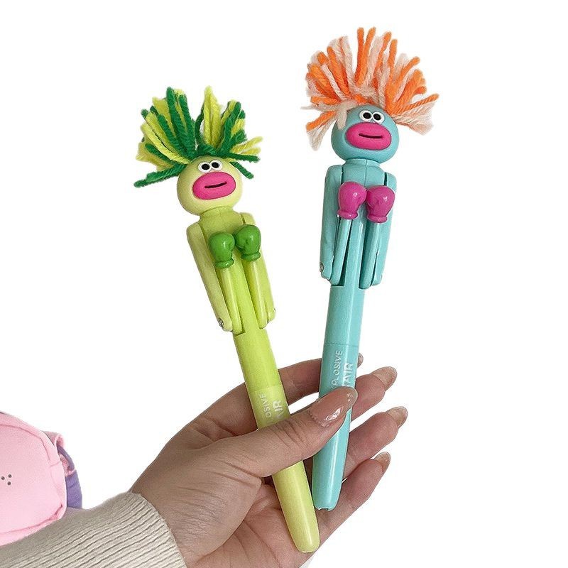 

Pulpen Tinju Pria Berbulu Goreng Pulpen Dekompresi Kreativitas Kartun Lucu Pulpen Pena Hitam