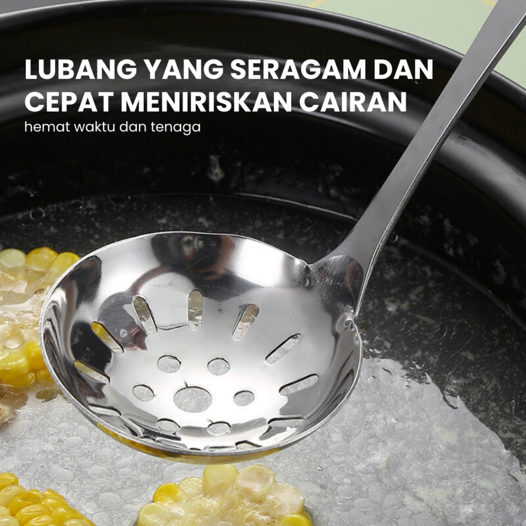 Funnycook Sendok Sup Gold Sendok Kuah Gold Centong Kuah Gold Sendok Gold Centong