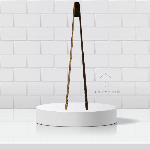 TERUJI Food Thong wood Pencapit makanan kayu peralatan bbq perabot dapur lucu