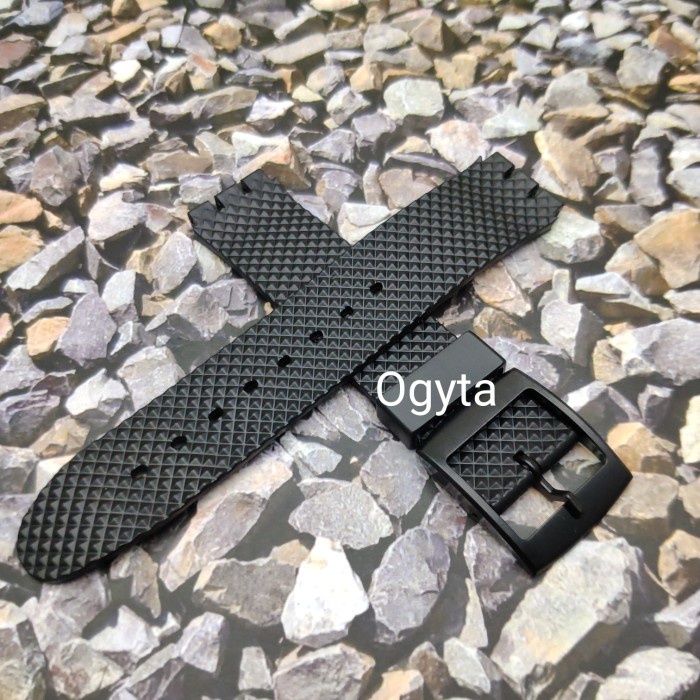 READY.. TALI JAM TANGAN SWATCH WARNA HITAM TALI JAM TALI SWATCH KUALITAS BAGUS