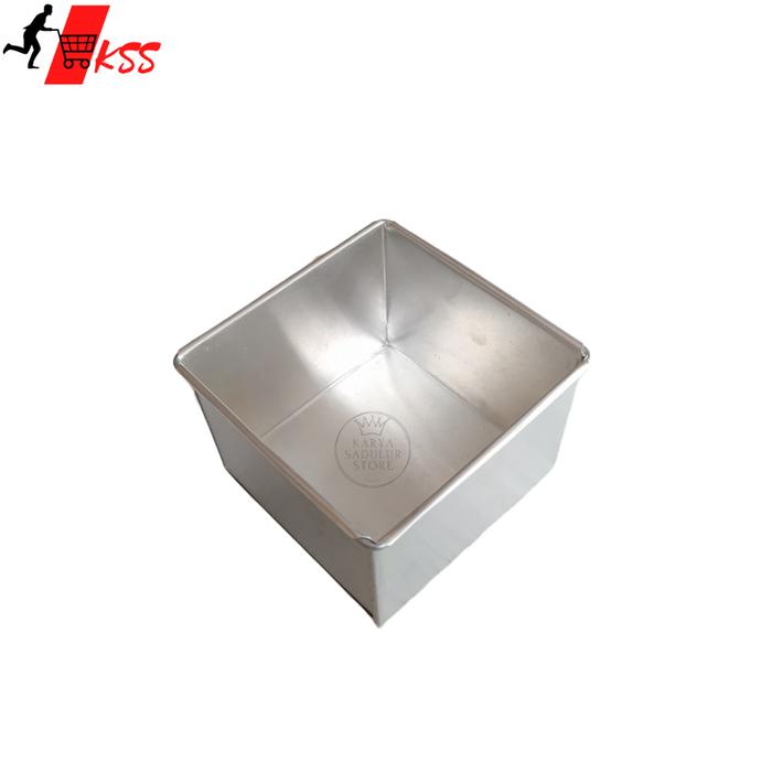 

Loyang Kotak Mini 10 Cm Tinggi 7 Cm Alumunium/Cetakan Kue Kotak/Loyang Kue Bentuk Kotak/Loyang Anti