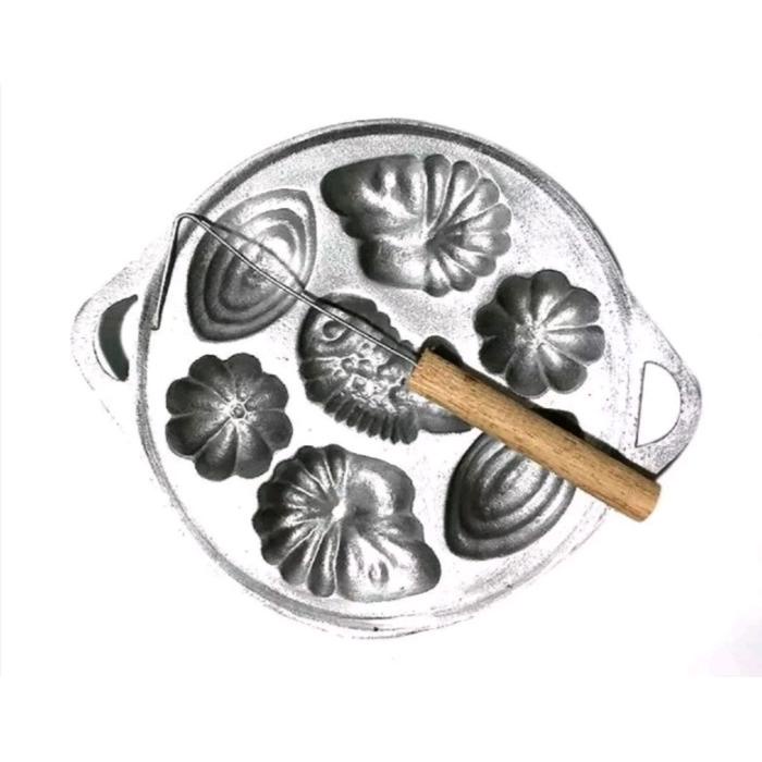 

1 Set Cetakan Kue Cubit Motif Kerang Dan Ikan Bonus Sutil