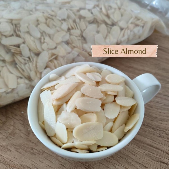 

(TopSeller) Slice Almond Kacang Almon Iris Mentah 500 gr - Healthy Corner