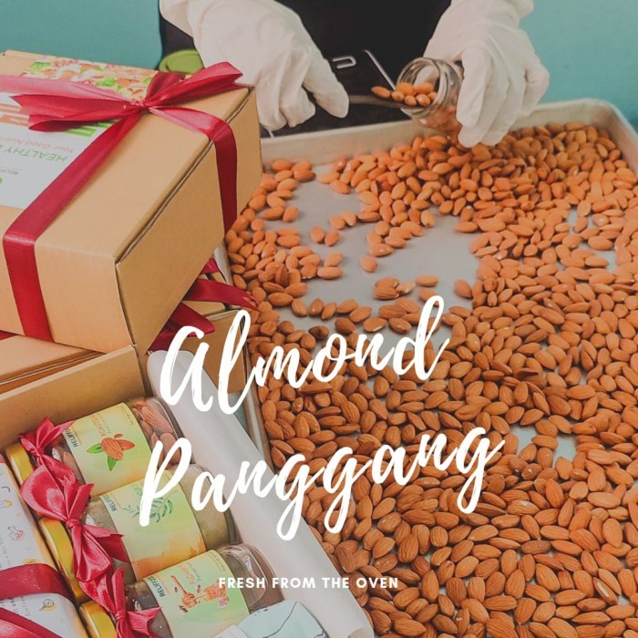 

(TopSeller) MIX KACANG ALMOND DAN METE PANGGANG 400 GRAM MIXED NUTS - TRAIL MIX