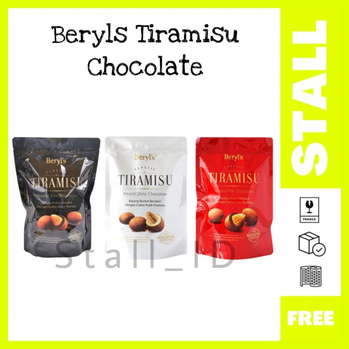 

(TopSeller) Coklat Beryls Tiramisu Chocolate 300gr