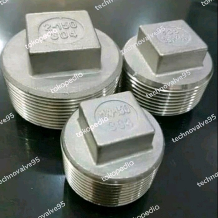 (TopSeller) PLUG / DOP STAINLESS STEEL SS 304 DRAT 3" INCH