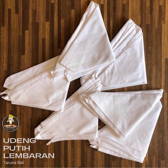 MURAH UDENG PUTIH LEMBARAN KOTAK KATUN KAIN UDENG PUTIH LEMBARAN