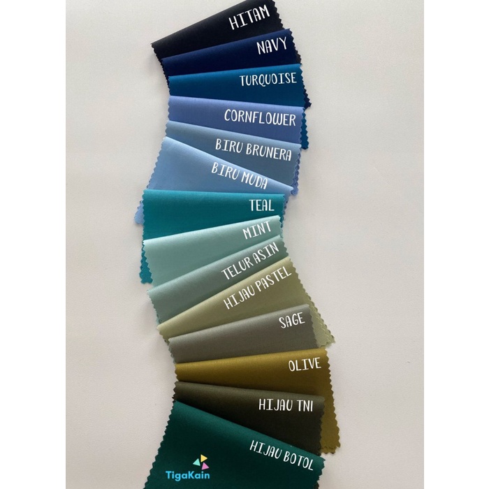 TERPERCAYA 1 Meter Kain Katun Toyobo Fodu Original Import Silky