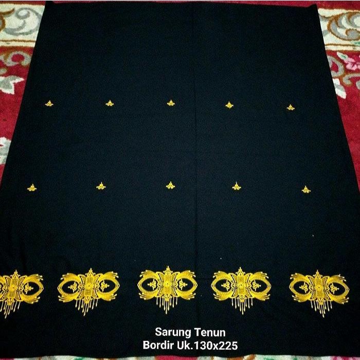 STOK TERBATAS SARUNG BORDIR WADIMOR PINTU ACEH ASLI NUSANTARA EMAS PERAK BERKUALITAS DAN ELEGAN