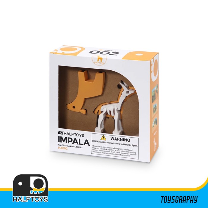 HALFTOYS IMPALA Animal Series 3D Puzzle with DIORAMA Half Toys Rusa