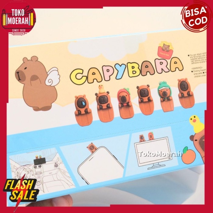 MISTERI BOX HIPPERS CAPYBARA LUCU UNIK MYSTERY BOX TEMPELAN HANDPHONE CAPYBARA IMUT BLIND BOX