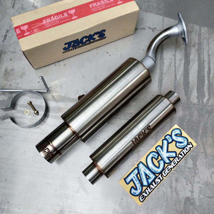 Knalpot Ford Fiesta PNP dan Resonator Jack's Exhaust