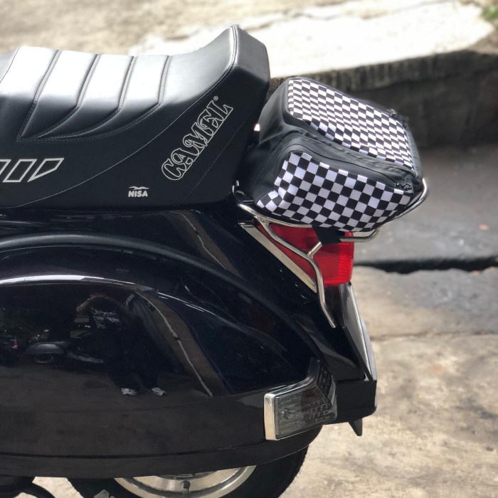 Tas Box Vespa Model Backrack NewMod Touring dan Harian
