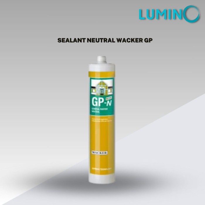 Lem Kaca Silikon Wacker GP Neutral Sealant