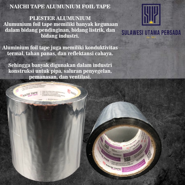 plester alumunium foil, aluminium foil tape Naichi alumunium foil tape