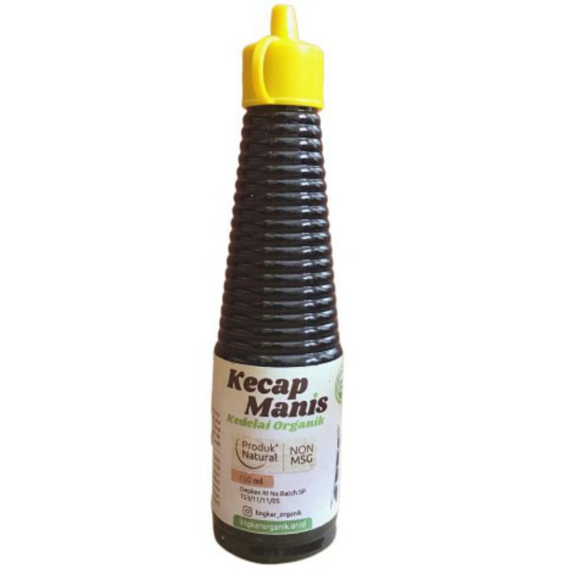 

Kecap Manis Lingkar Organik 150ml Non-MSG Non-GMO