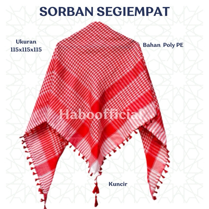 Sorban Pria Keren 2025 / Sorban Putih / Sorban Muslim / Sorban Arab / Sorban Habib / Sorban Haji /