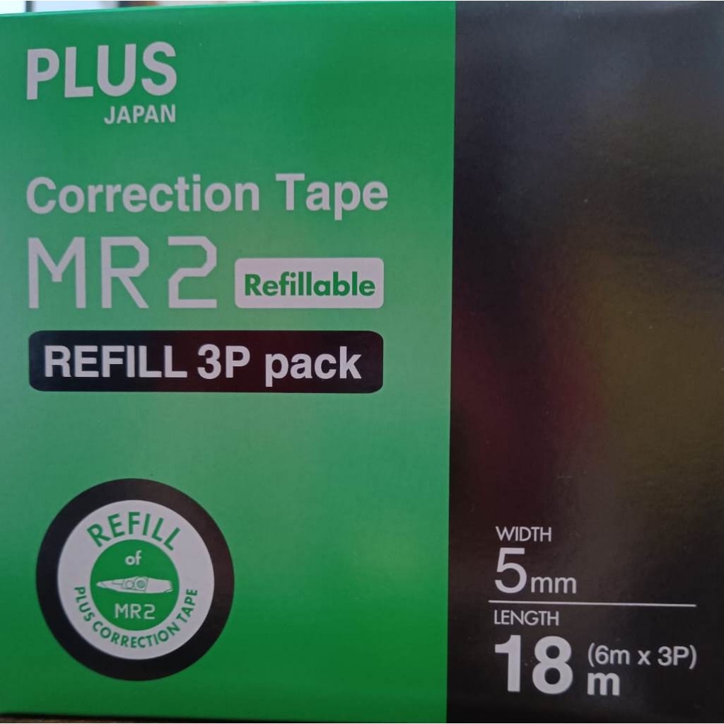 

Plus Refill Correction Tape Mr2 {Wh-645R-3P}-