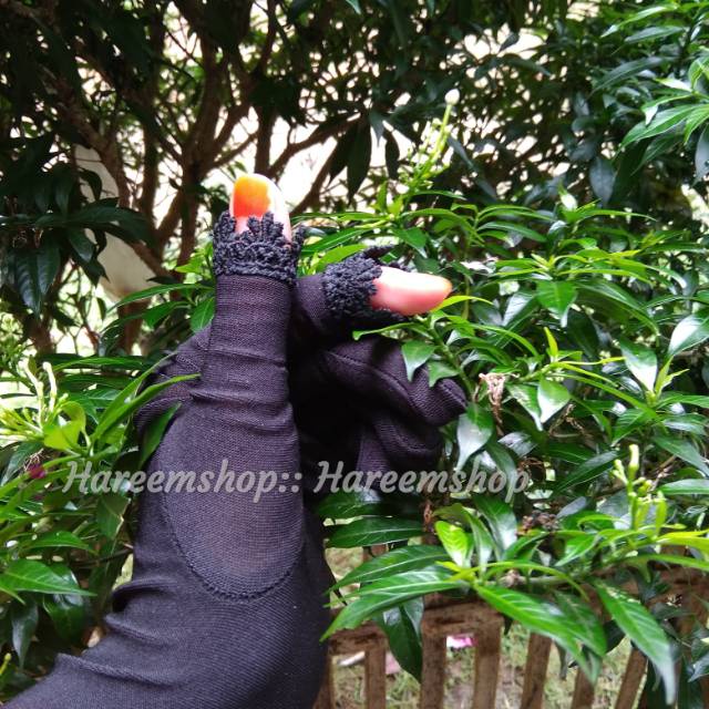 Sarung Tangan Touchscreen Jt (Jempol Telunjuk)/Sarung Tangan Renda