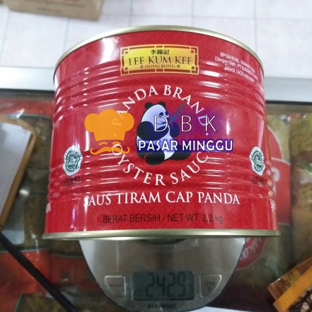 

saus tiram panda 2.2kg lee kum kee