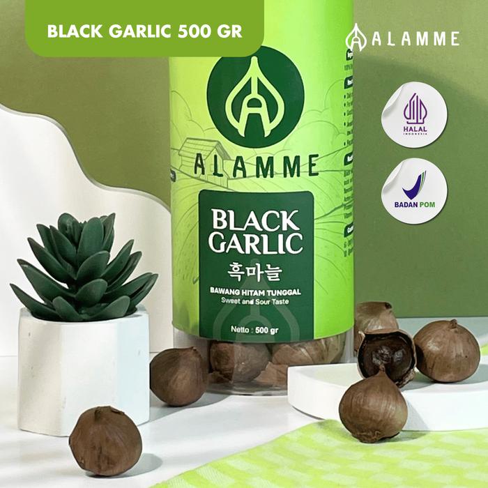 

Bawang Hitam Tunggal Premium Quality Alamme Gram Black Garlic