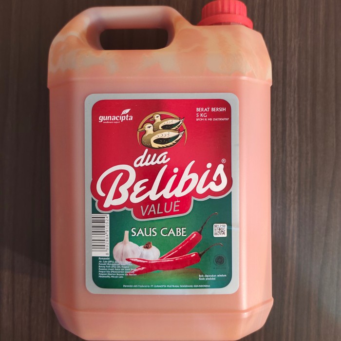 

Saus sambal belibis value jeren 5 kg
